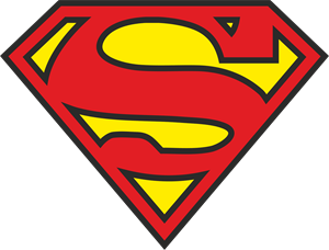 3 Colors Superman Logo PNG Vector