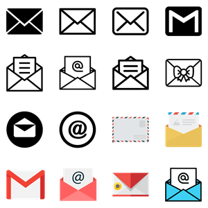 30 Email icons Logo PNG Vector