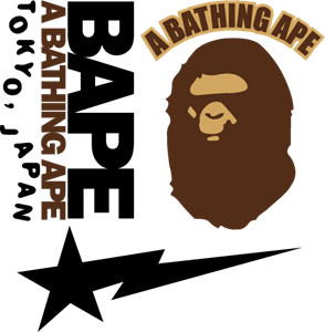 A Bathing Ape Logo PNG Vector