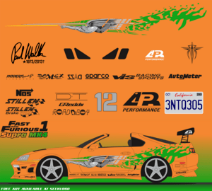 arte supra velozes e furiosos 1 DECAL Logo PNG Vector