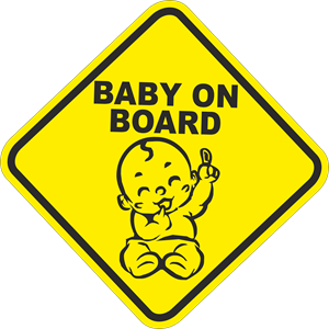 BABY ON BOARD Logo PNG Vector