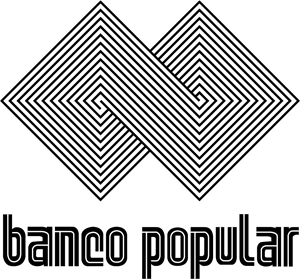 Banco Popular antiguo vertical fondo blanco Logo PNG Vector