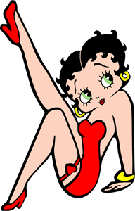 Betty Boop Logo PNG Vector