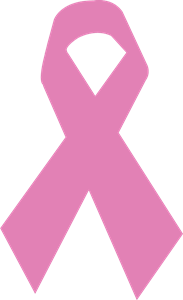 Breast Cancer Pink Ribbon Logo PNG Vector