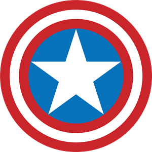 Captain America Shield Logo PNG Vector