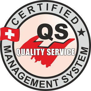 CERTIFIED MANAGMENT SYSTEM QS ISO 9001 Logo PNG Vector