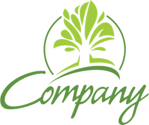 Company Abstract Tree Logo PNG Vector