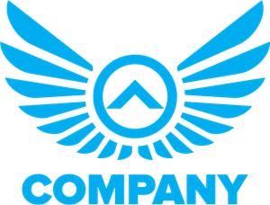 Company Eagle Wings Logo PNG Vector