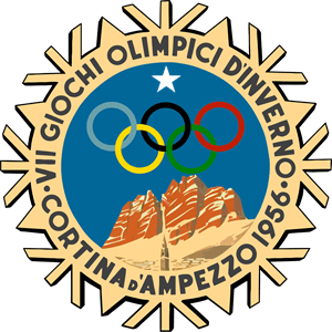 Cortina d’Ampezzo 1956, VII Winter Olympic Games Logo PNG Vector