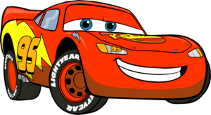 Disney's Cars: Lightning McQueen Logo PNG Vector