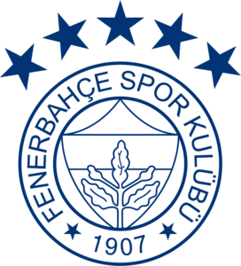 FENERBAHÇE SPOR KULÜBÜ 5 YILDIZLI ÇİZGİLİ ARMA Logo PNG Vector