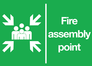 Fire Assembly Point Logo PNG Vector