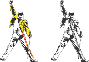 Freddie Mercury tribute Logo PNG Vector