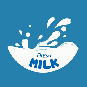 Fresh milk company Logo PNG Vector