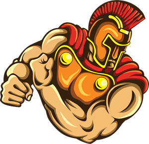 Gladiator Mascot Logo PNG Vector