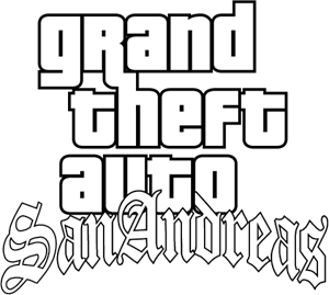 Grand Theft Auto SanAndreas Logo PNG Vector