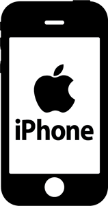iPhone Logo PNG Vector