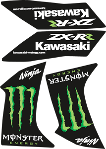 Kawasaki Ninja Monster Logo PNG Vector