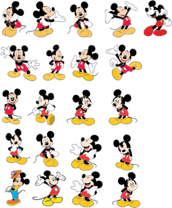 Mickey Mouse Logo PNG Vector