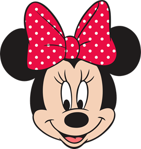 Minnie Mouse Head Logo PNG Vector