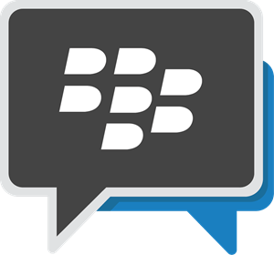 New Blackberry Messenger Logo PNG Vector