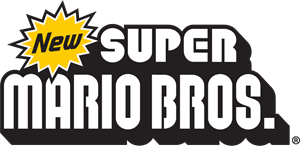 New Super Mario Bros Nintendo Logo PNG Vector