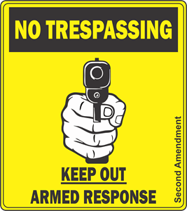 No Trespassing Logo PNG Vector