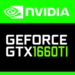 Nvidia GeForce GTX 1660 TI Sticker Logo PNG Vector