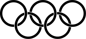 Olympic Games rings - clean Logo PNG Vector