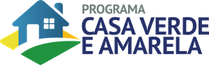 Programa Casa Verde e Amarela Logo PNG Vector