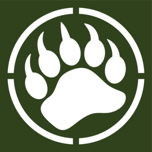 Russian Invasion bear paw vehicle marking Logo PNG Vector