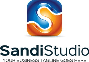 Sandi Studio Shape Design Logo PNG Vector