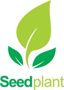Seed plant green organic Logo PNG Vector