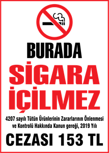 Sigara İçilmez Cezası Logo PNG Vector