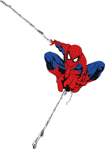 spiderman stiker separacion colores Logo PNG Vector