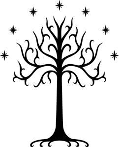 Tree of Gondor Logo PNG Vector