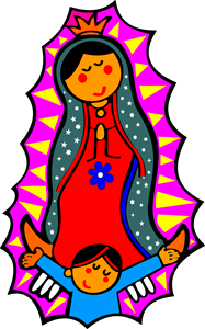 Virgen De Guadalupe Logo PNG Vector