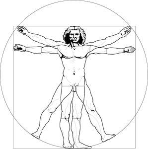 vitruvian Logo PNG Vector