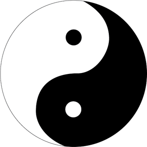 YIN YANG SYMBOL Logo PNG Vector